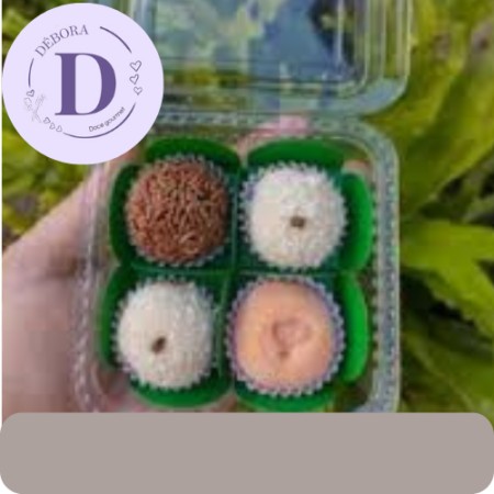 Bandejas de 04 Brigadeiros